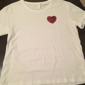 Forever 21 shirt. Valentine's Day shirt.